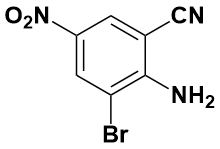 17601-94-4,2-氨基-3-溴-5-电器苯甲腈,2-amino-3-bromo-5-nitro硝基不干胶标识图片
