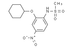 N-[2-(环己氧基)-4-硝基苯基]甲磺酰胺