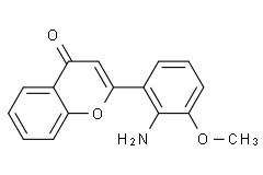 2-(2-氨基-3-甲氧基苯基)-4H-1-苯并吡喃-4-酮