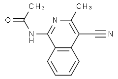 N-(4--氰基-3-甲基异喹啉-1-基)乙酰胺