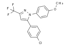 5-(4-氯苯基)-1-(4-甲氧基苯基)-3-(三氟甲基)-1H-吡唑