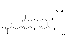 (S)-2-氨基-3-(4-(4-羟基-3-碘苯氧基)-3,5-二碘苯基)丙酸钠