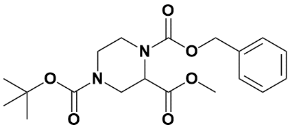 甲基( )-四氮-boc-1-氮卡马西平-2-哌嗪羧酸盐