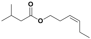 顺式-3-甲基丁酸-3-己烯酯|cis-3-hexenyl 3-methylbutanoate|35154