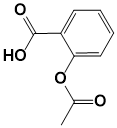 乙酰水杨酸苯酯结构式图片
