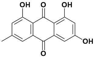 518-82-1,大黄素,1,3,8-tri-hydroxy-6-methyl-anthra-quinone,acros