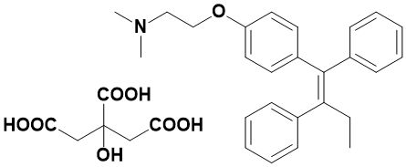 他莫昔芬柠檬酸盐|tamoxifen citrate salt|54965-24-1|acros|98%|rg