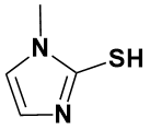 2-巯基-1-甲基咪唑|1-methylimidazole-2-thiol|60-56-0|adamas|98%