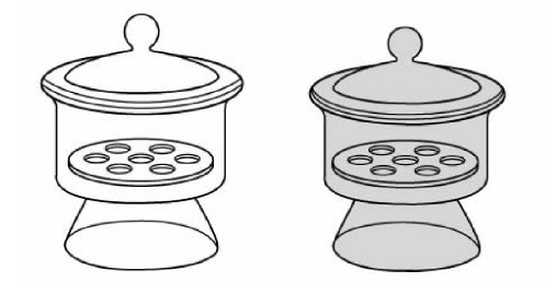 干燥器 350mm 附瓷板|350mm|华鸥